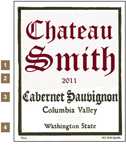 Vineyard Designs Personalized Cheese Boards Label Chateau Smith