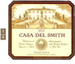 Vineyard Designs Personalized Cheese Board Everyday Label Toscana