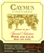 Vineyard Designs Personalized Cheese Board Fine Label Caymus