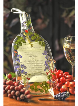 Vineyard Designs Wine Bottle Wedding Invitation Cheese Boards